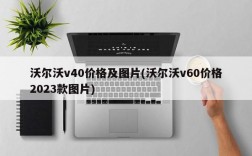 沃尔沃v40价格及图片(沃尔沃v60价格2023款图片)