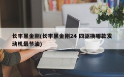 长丰黑金刚(长丰黑金刚24 四驱换哪款发动机最节油)