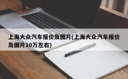 上海大众汽车报价及图片(上海大众汽车报价及图片10万左右)