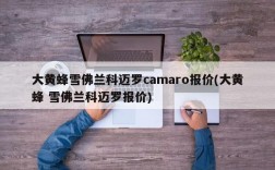 大黄蜂雪佛兰科迈罗camaro报价(大黄蜂 雪佛兰科迈罗报价)