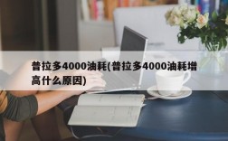 普拉多4000油耗(普拉多4000油耗增高什么原因)