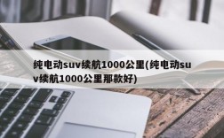 纯电动suv续航1000公里(纯电动suv续航1000公里那款好)