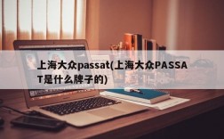 上海大众passat(上海大众PASSAT是什么牌子的)