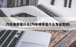 汽车维修是什么(汽车维修是什么专业类别)