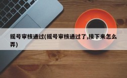 摇号审核通过(摇号审核通过了,接下来怎么弄)