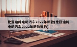 比亚迪纯电动汽车2022年新款(比亚迪纯电动汽车2022年新款海豹)