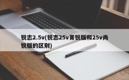 锐志2.5v(锐志25v菁锐版和25v尚锐版的区别)