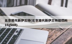 北京现代新伊兰特(北京现代新伊兰特双燃料16glmt)